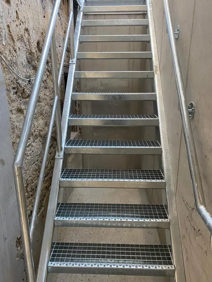 stahltreppen